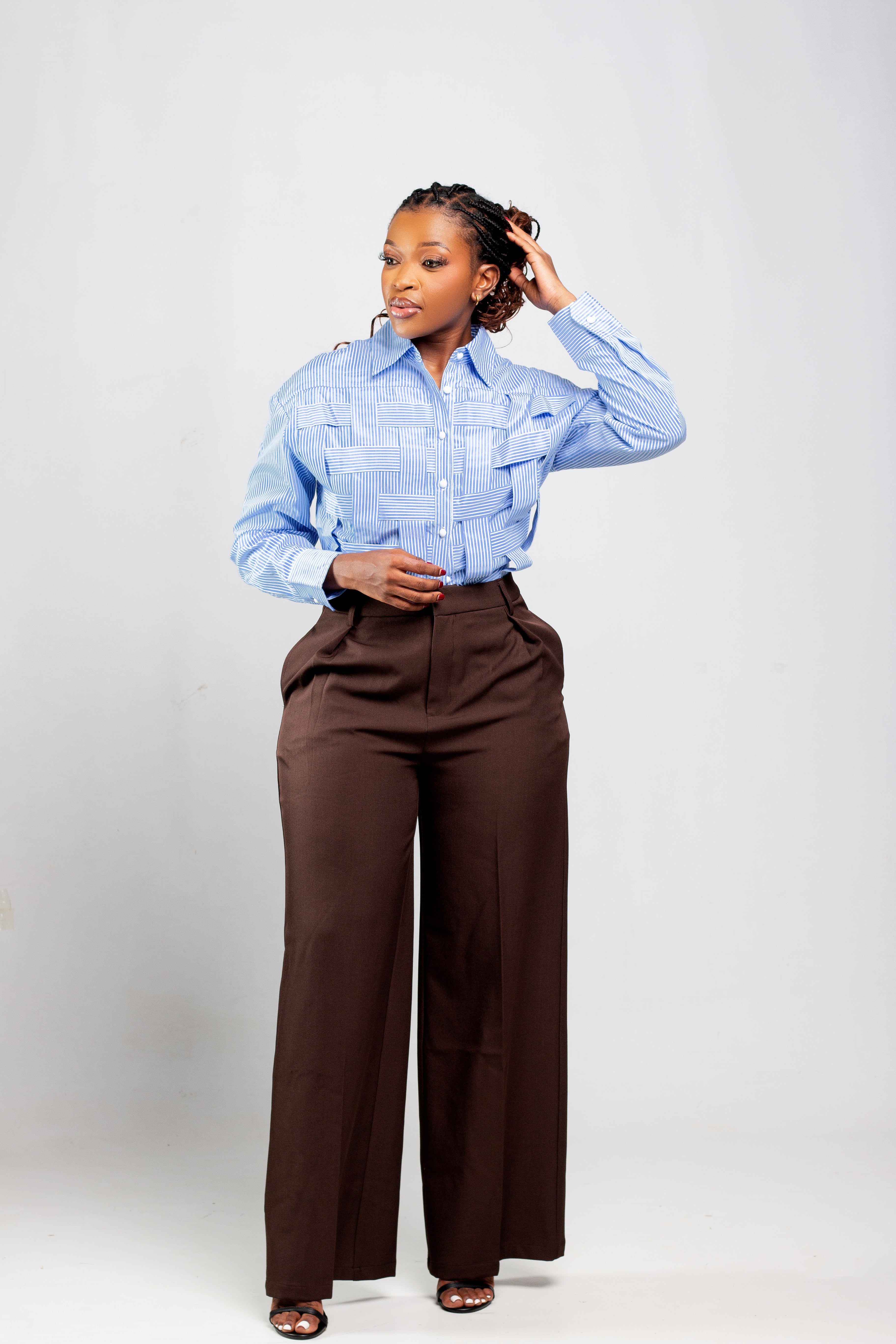 Striped long sleeve Blouse Shirt