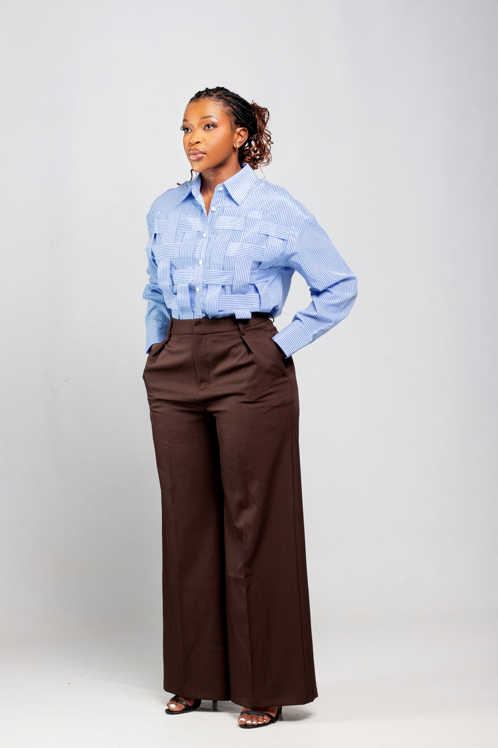 Striped long sleeve Blouse Shirt