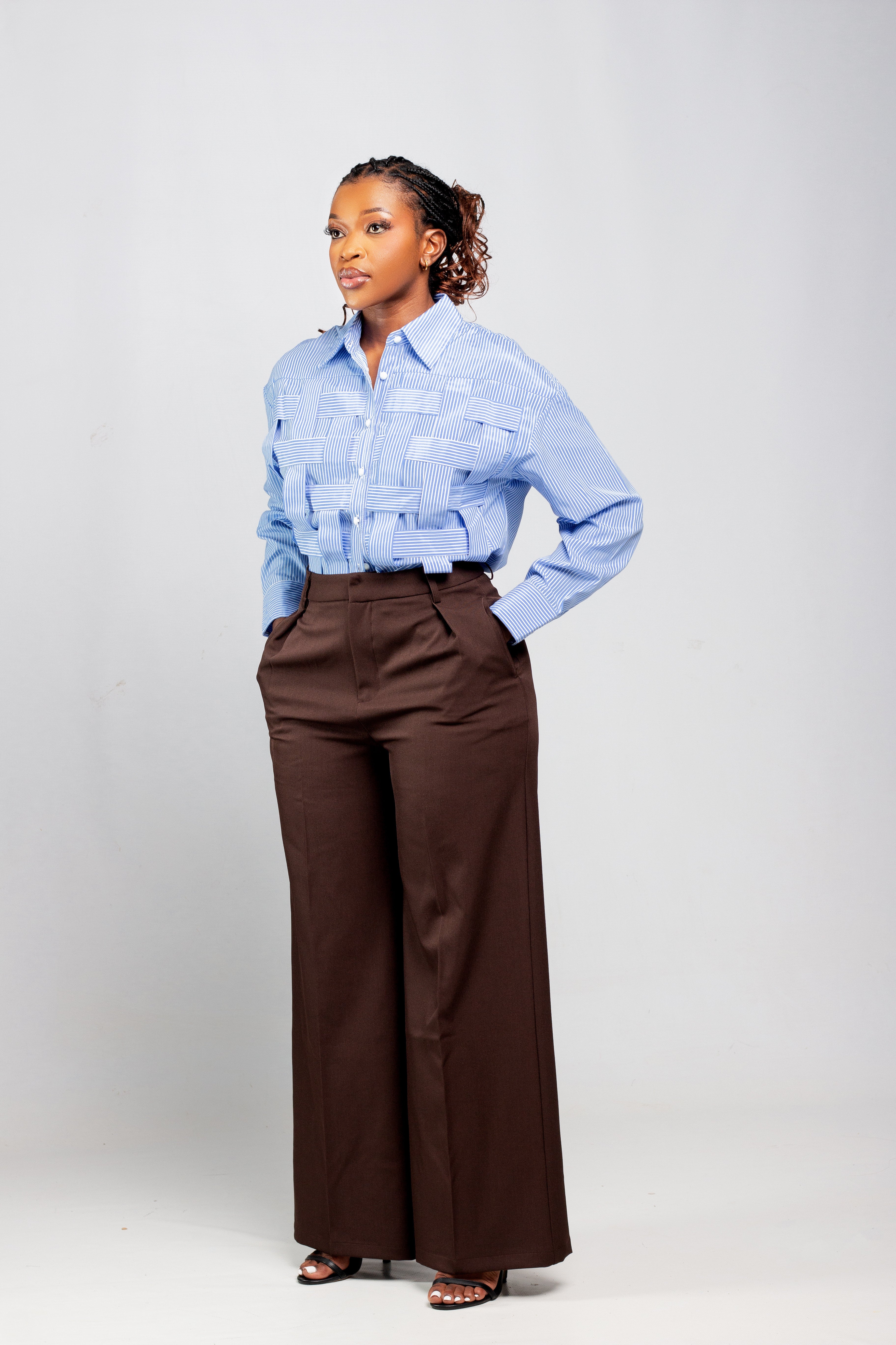 Striped long sleeve Blouse Shirt