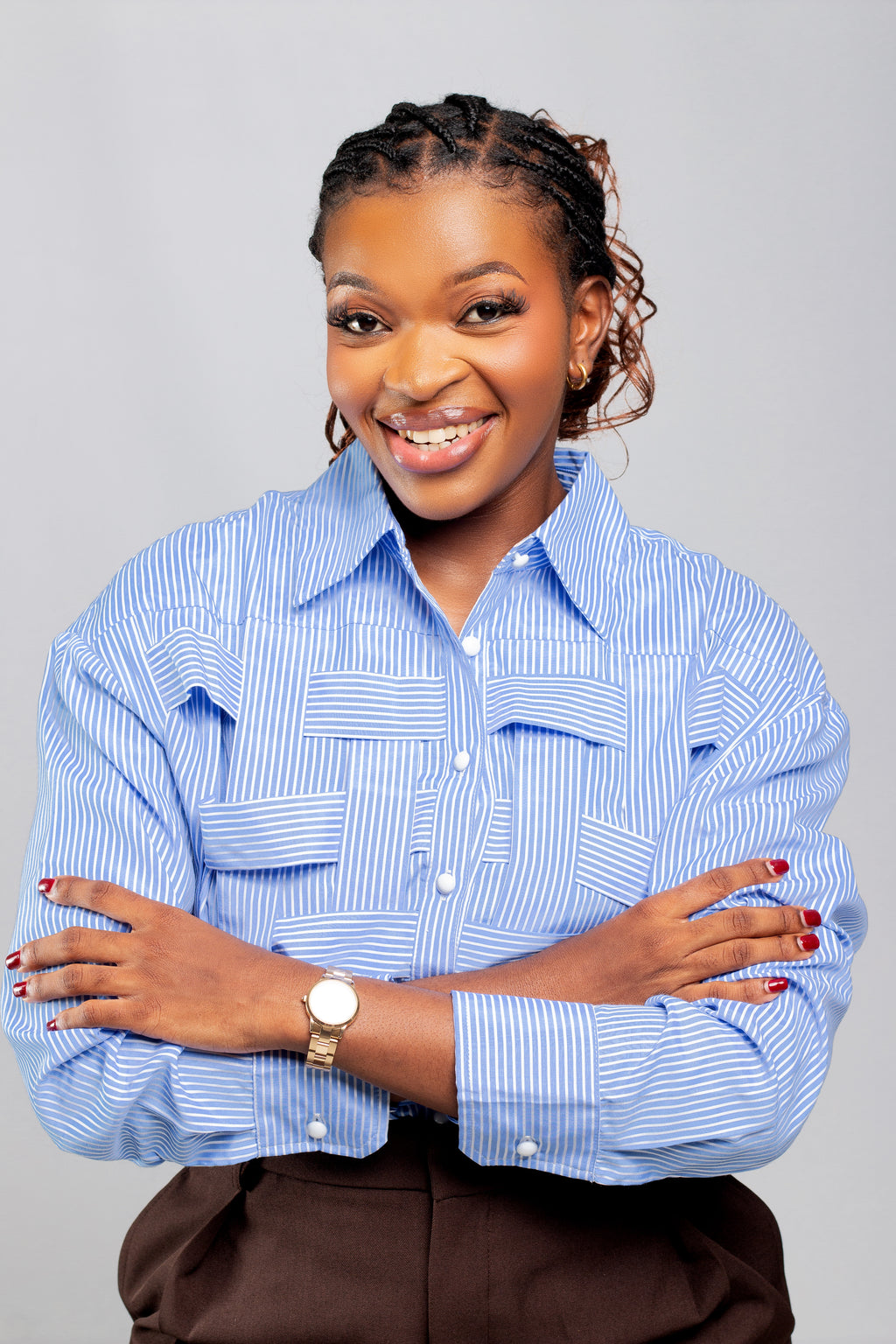 Striped long sleeve Blouse Shirt