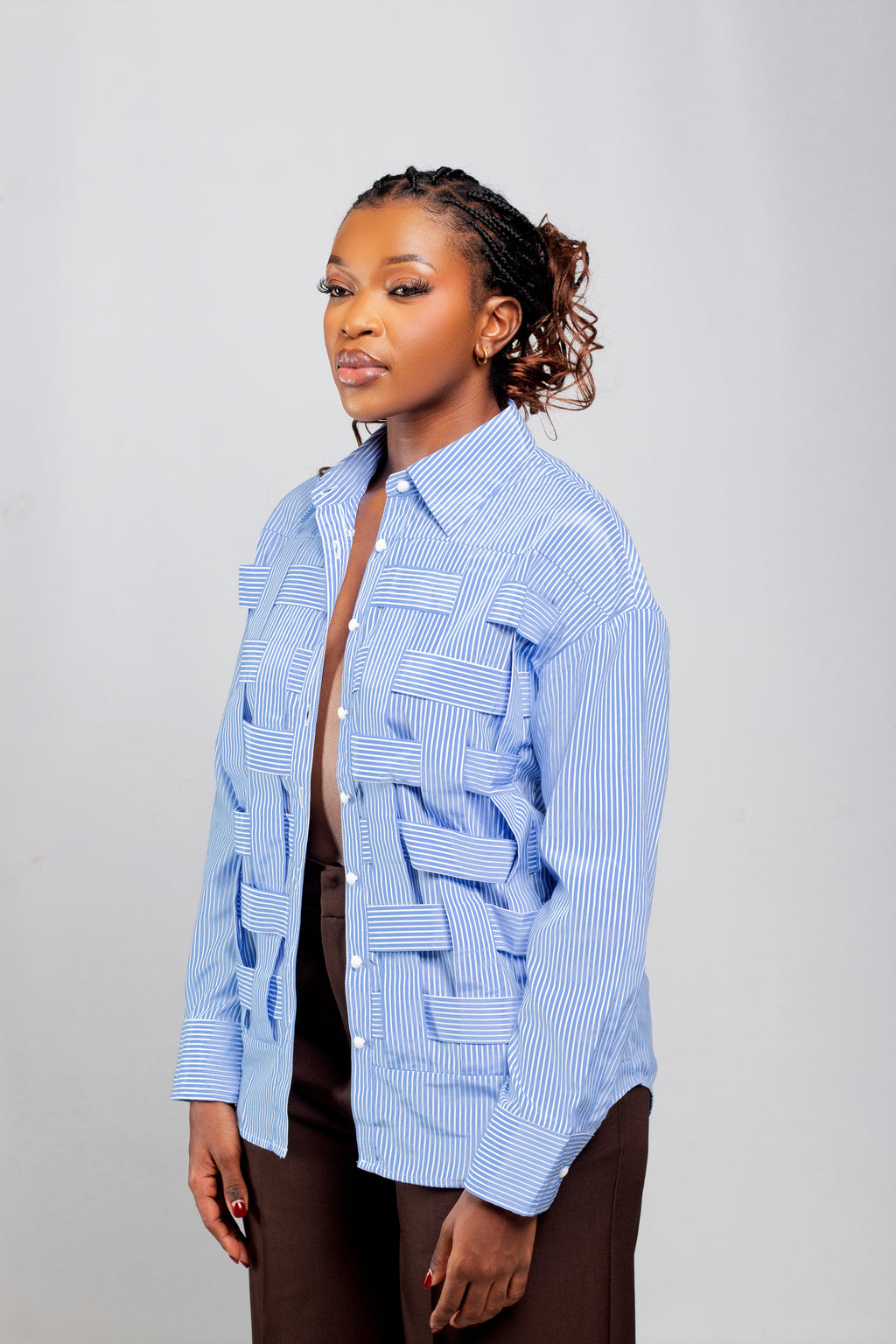 Striped long sleeve Blouse Shirt